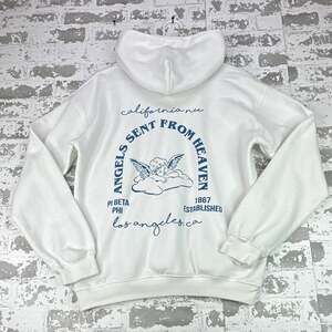 Charles River Apparel Angels Sent From Heaven Hoodie Womens S White Pi Beta Phi